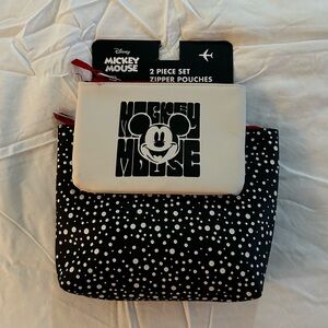 Disney Mickey Mouse Zipper Pouch Set